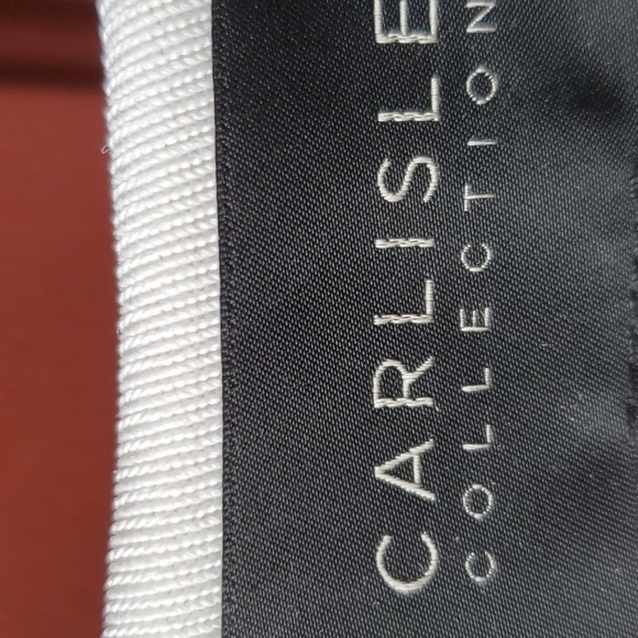 Carlisle Collection multi color knit full zip crop jacket white sleeves R $645 - Picture 2 of 13